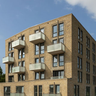 Art impressie van woongebouw Eclips