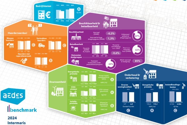 Infographic van Aedes Benchmark 2024 - Intermaris