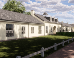 Art impressie nieuwe woningen in woongemeenschap Truydemanhof